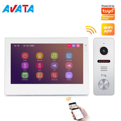 Система Interphone внутренной связи парадного входа Tuya WiFi Ahd1080p видео- с уникальным интерфейсом поставщик