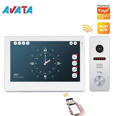 Система Interphone внутренной связи парадного входа Tuya WiFi Ahd1080p видео- с уникальным интерфейсом поставщик