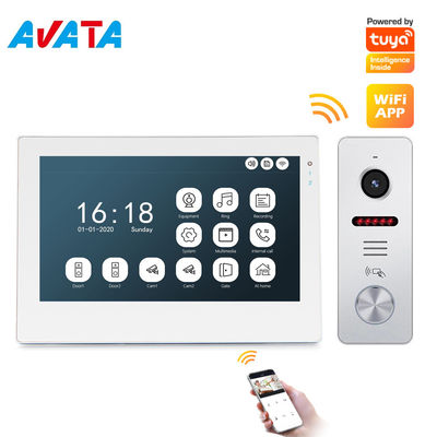 Система Interphone внутренной связи парадного входа Tuya WiFi Ahd1080p видео- с уникальным интерфейсом поставщик